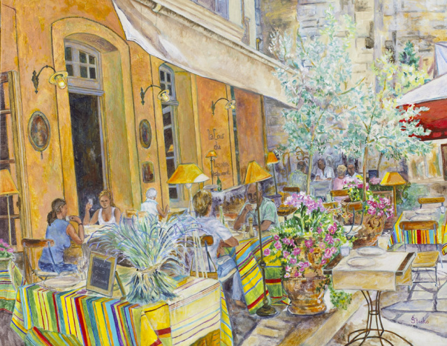 Courtyard cafe